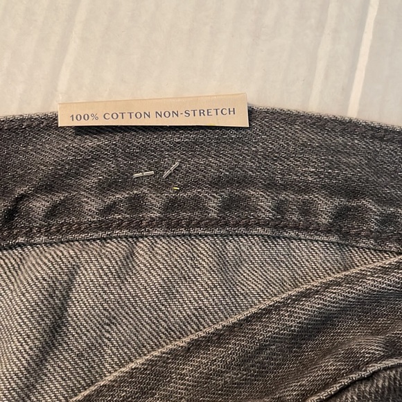 ♻️ New Universal Thread Gray 100 % Cotton Non Stretch Jeans size 18/34 Regular - Picture 7 of 10
